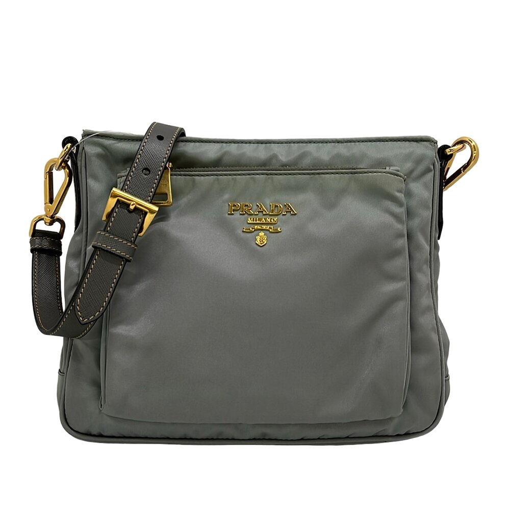 Prada Shoulder Bag Nylon Leather